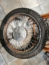 BSA C15 FRONT WHEEL, BRAKE PLATE & SHOES TO RESTORE PRE-65 TRIALS / MOTO CROSS