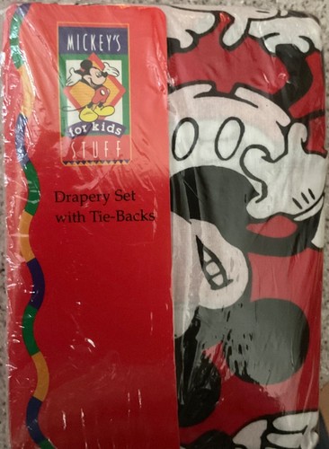 Disney mickey nouse drapery - disney,