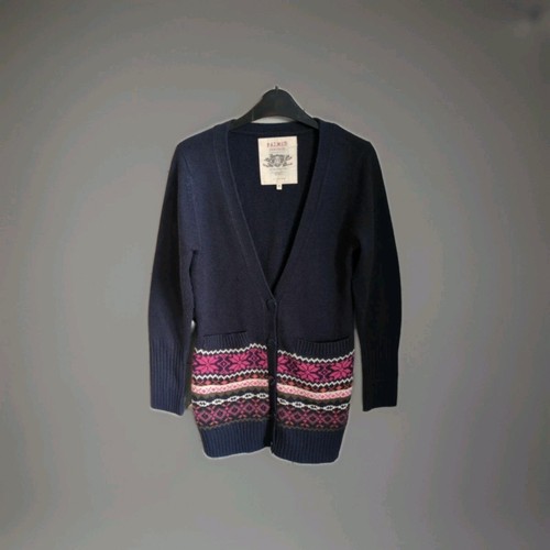 Size fair isle cardigan - 10,