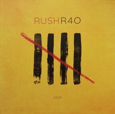 RUSH R40 Tour Programme 2015 Geddy Lee Alex Lifeson Neil Peart