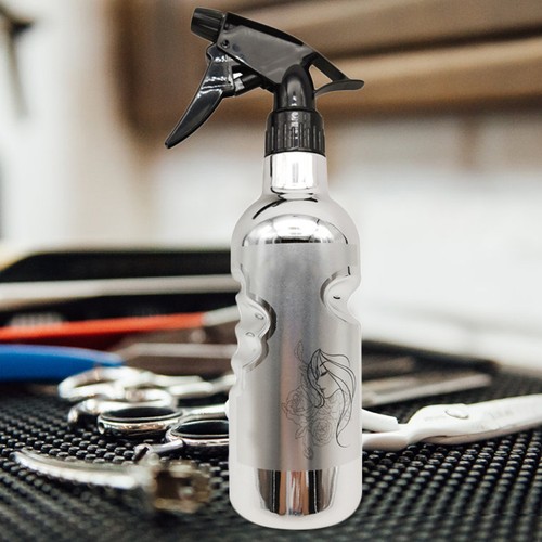 Silver plastic spray - spray, bottle