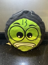 Rare Alton Towers Rita & Thirteen Soft Plush Round Pillow Double Sided Design