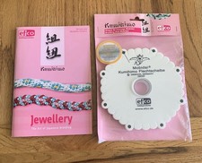 Kumihimo Braiding disk and instruction book, to make beautiful braided jewellery