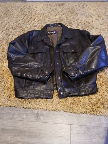 Schott nyc dark - dark, leather