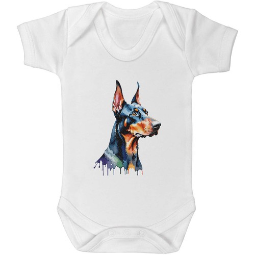 Watercolour doberman baby - 'watercolour,