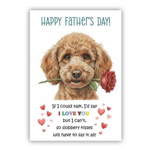 Father day card from - card, the