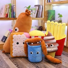Cartoon Plush Food Pillow