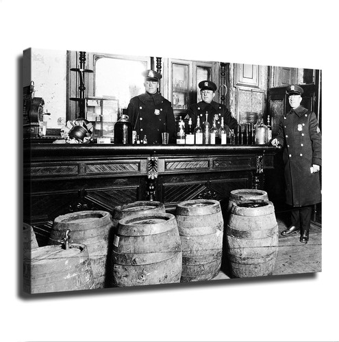 Prohibition speakeasy police - speakeasy,