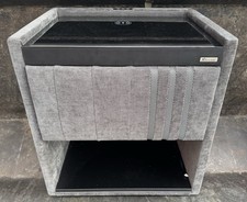 X Rocker Nocturna Upholstered Audio Wireless Charging Bedside Chest