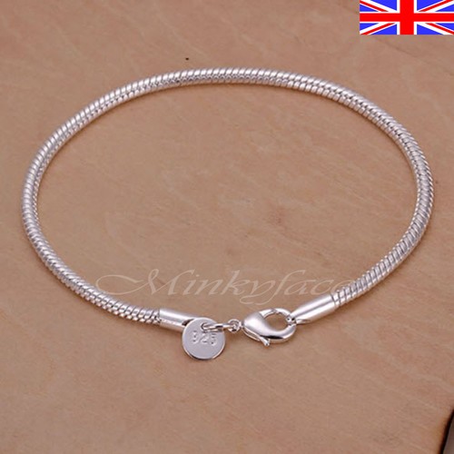 925 sterling silver - silver, snake