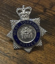 Obsolete Vintage West Yorkshire Police Hat Badge