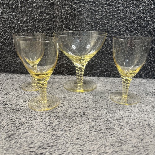 Elegant yellow twisted - 4,
