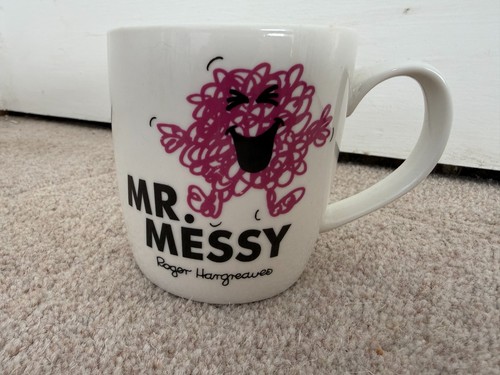 Messy mug cup men - mug, mr