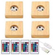 4pcs Wooden Light Stand Base