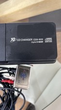 Sony CDX605 10 Disc CD Changer including Magazine Cartridge XA-250 and cable.