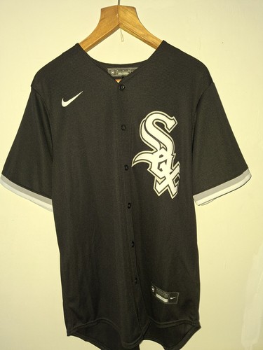 Black white sox baseball - black,