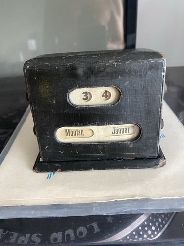 German 1930s desk calendar - german,