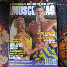MuscleMag International Bodybuilding Magazine April 1997 .Vintage Gym