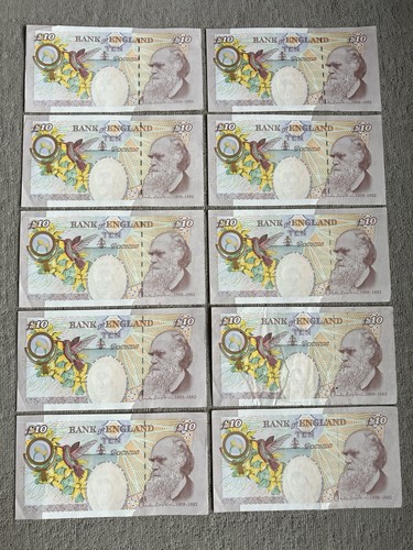 Old english pound notes - old, 10