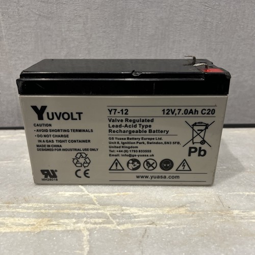 Yuasa youvolt 12v 7ah - youvolt, y7-12
