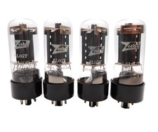 Matched Quad Zaerix USSR 6L6GT Valves Tubes NOS (V56)