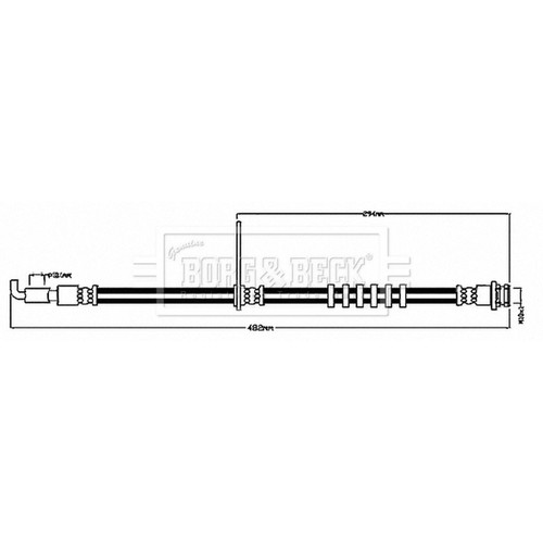 Brake hose for - for, ford