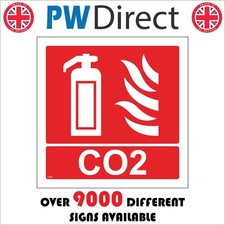 SIGN FIRE EXTINGUISHER CO2