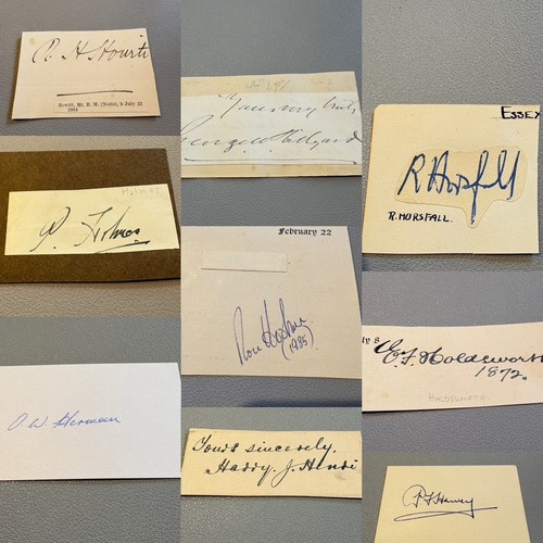 Cricket autograph surname - cricket, h