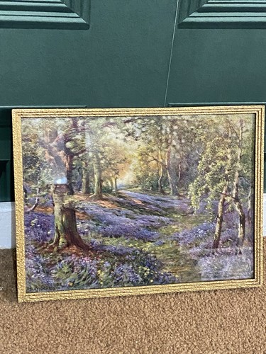 Framed vintage picture - framed,