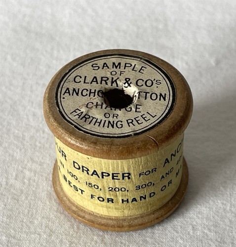Vintage empty wooden clark - wooden,