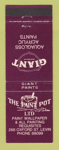 Matchbook cover the paint - cover,