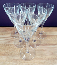 RCR Fusion Italian Liquor Glasses Stemmed x6 Boxed Vintage Crystal Glass