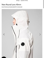 CP Company Replacement Badge  Lens Black with Brand New Genuine 45m