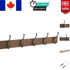 5-Hook Wall-Mounted Coat Rack