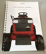 HAYTER Murray Lawn Tractors Range plus 2 more brochures 
