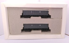 N Gauge GWR Mink F Bogie Box Van Wagon Twin Pack
