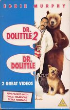 Dr. Dolittle and Dr. Dolittle 2 VHS Tapes Films Bundle Box Set