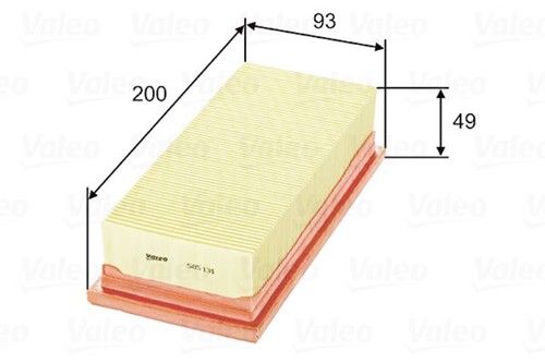 Valeo engine air filter - valeo,