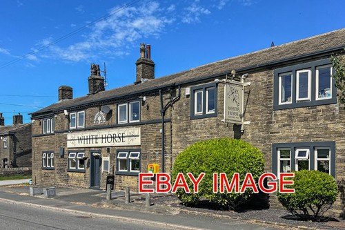 Photo white horse thornton - photo,