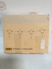 PBGMRT Outdoor Festoon Lights Mains Powered - 100ft/30m Outside String Lights 3