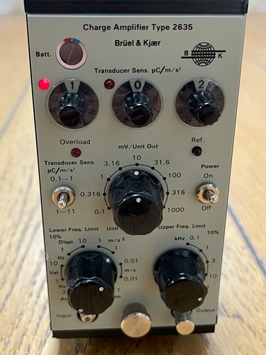 Bruel kjaer charge amplifier - bruel, &