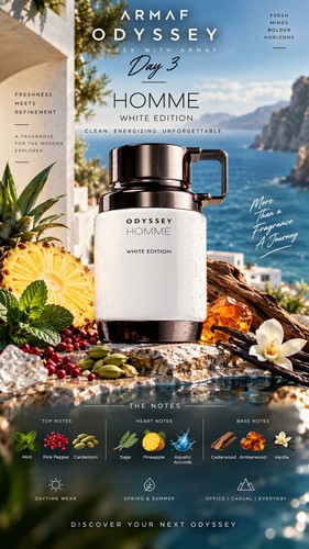 Armaf odyssey homme white - odyssey,