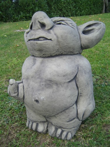 Finger troll stone garden - stone,