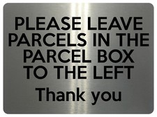 1528 PLEASE LEAVE PARCELS IN