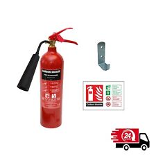 2kg CO2 Carbon Dioxide Fire Extinguisher Set With Horn, Sign, Wall Bracket, CE