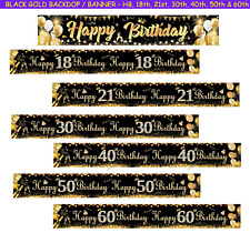 Long Black gold Backdrop 18 30