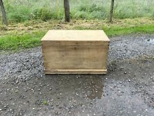Victorian Pine Chest / Trunk / Box