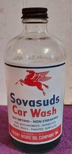 Sovasuds Car Wash Bottle Socony Mobil Oil Company Inc