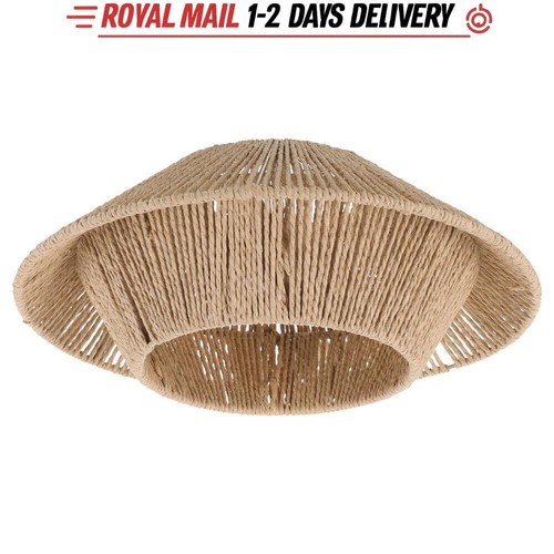 Rattan lampshade pendant light - rattan,