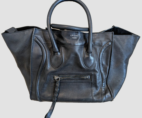 Celine luggage phantom black - luggage,